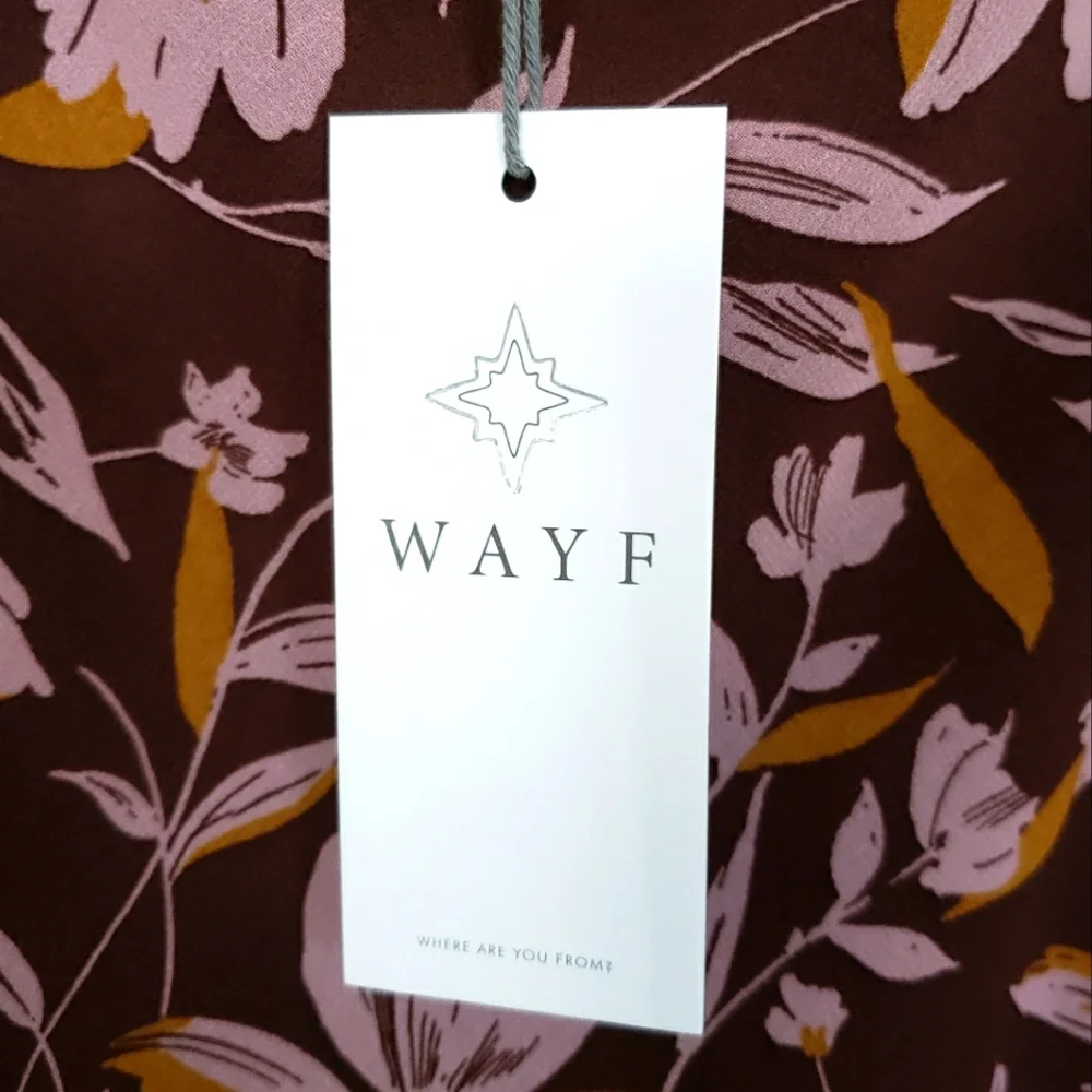 WAYF Floral-Patterned Chiffon Maxi Skirt--NWT--S - Picture 10 of 14